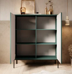 Navil - Dressoir - Groen - 104x39x125 cm