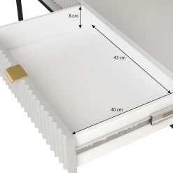 Navil - Kaptafel - Zwart - 104x50x78 cm