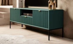 Navil - TV-Meubel - Groen - 154x39x56 cm
