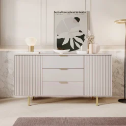 Nicola - Dressoir - Beige - 150x41x80 cm