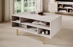 Nicola - Salontafel - Beige - 100x60x45 cm