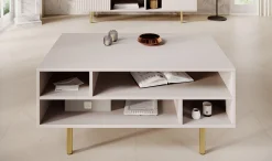 Nicola - Salontafel - Beige - 100x60x45 cm