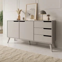 Nido - Dressoir - Beige - 160x40x80 cm