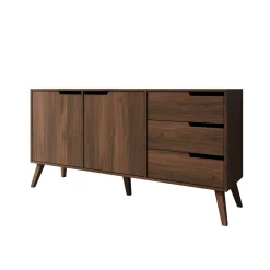 Nido - Dressoir - Donker eikenpatroon - 160x40x80 cm