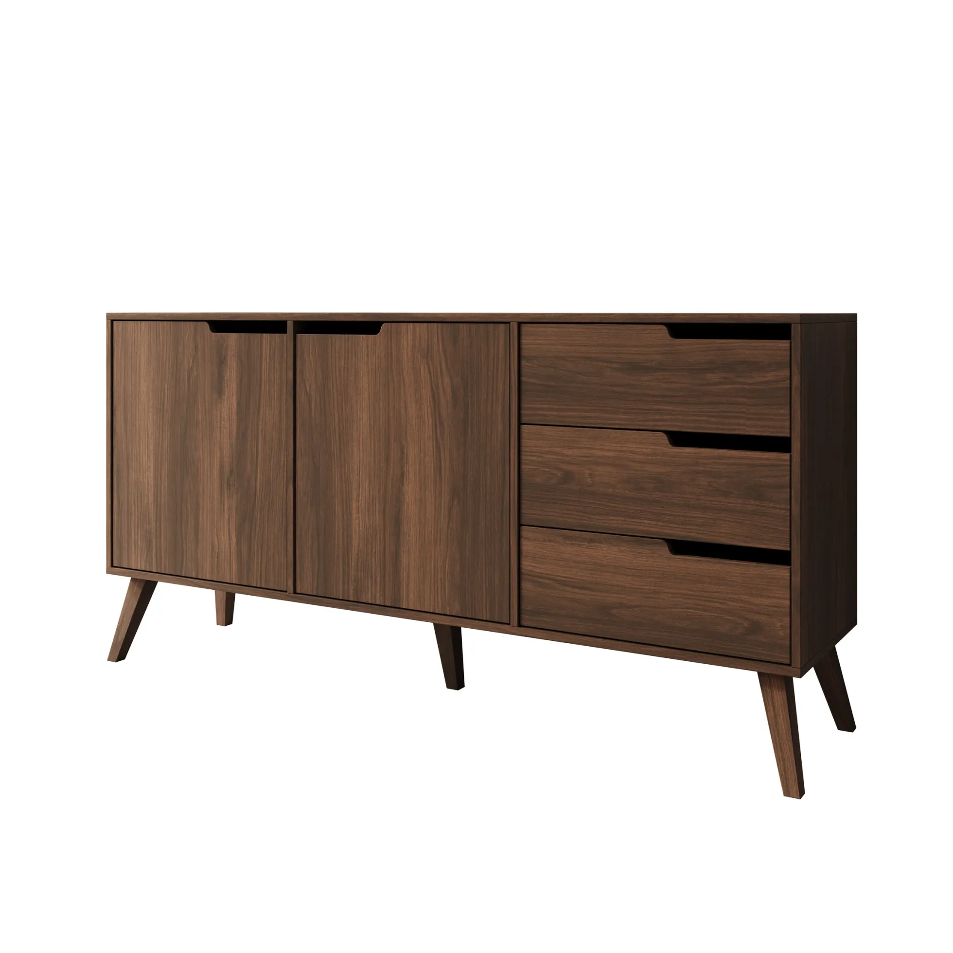 Nido - Dressoir - Donker eikenpatroon - 160x40x80 cm