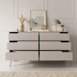 Nido - Ladekast - Beige - 137x40x80 cm