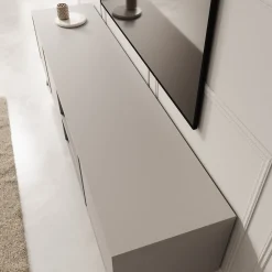 Nido - TV-Meubel - Beige - 180x40x55 cm
