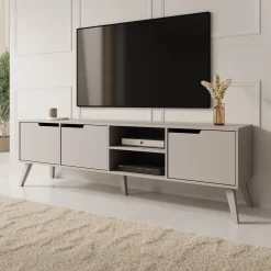 Nido - TV-Meubel - Beige - 180x40x55 cm