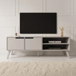Nido - TV-Meubel - Beige - 160x40x55 cm