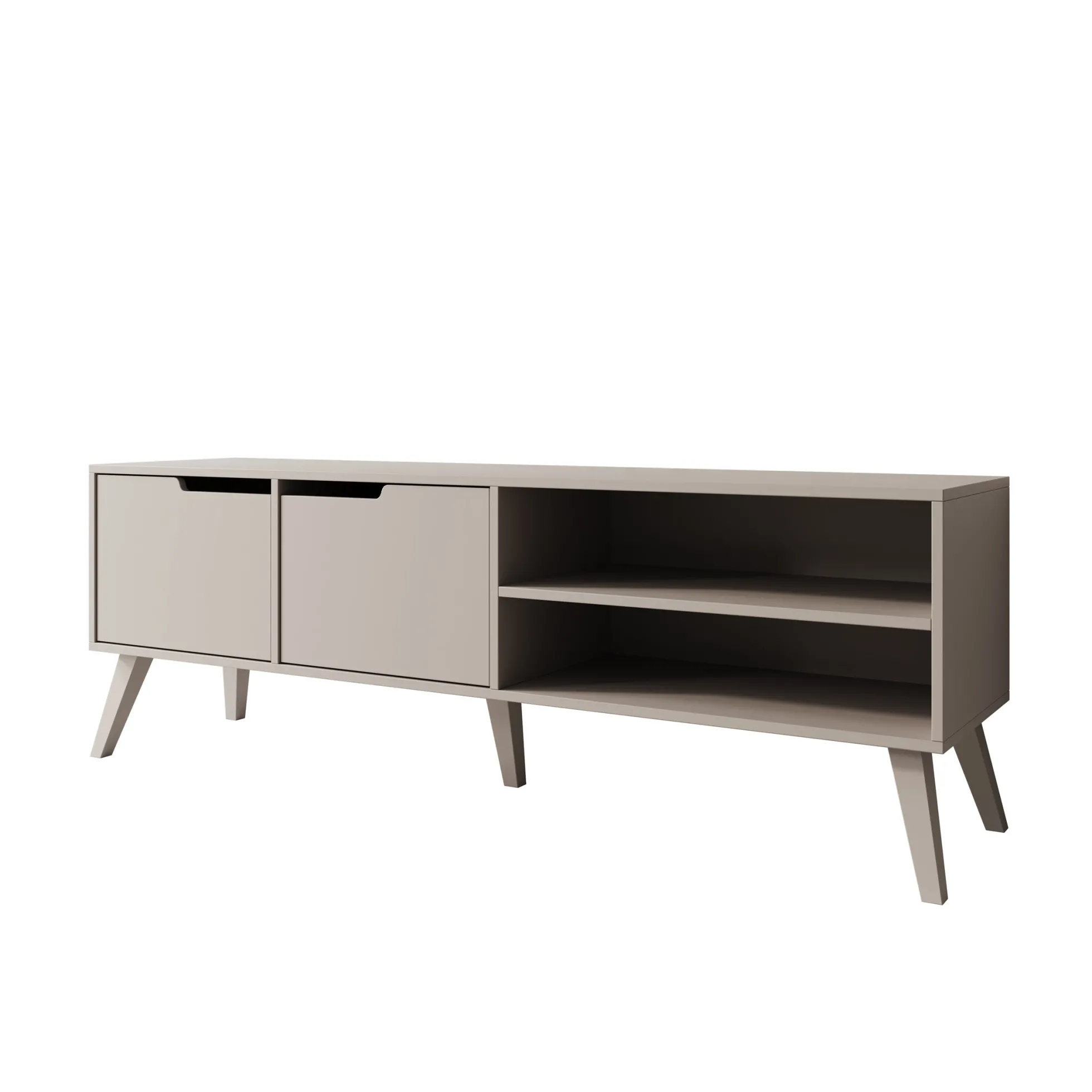 Nido - TV-Meubel - Beige - 160x40x55 cm