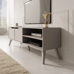Nido - TV-Meubel - Beige - 160x40x55 cm