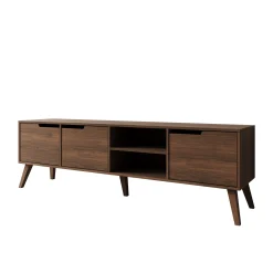 Nido - TV-Meubel - Donker eikenpatroon - 180x40x55 cm