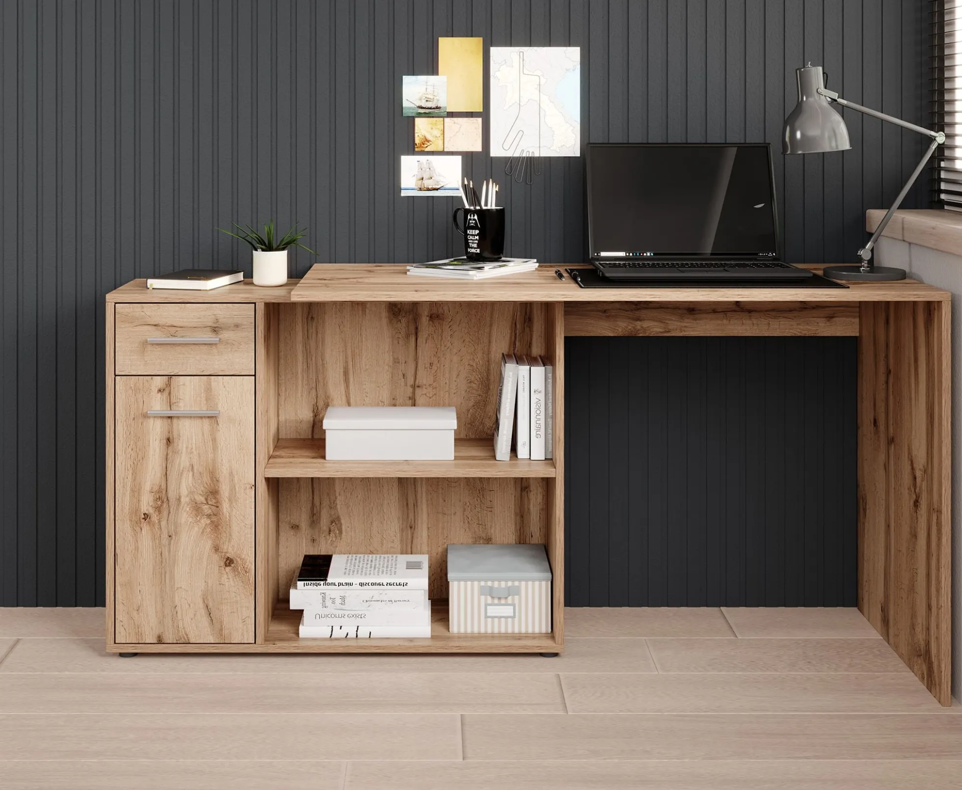 Nomi - Bureau - Eiken - 120x92 cm