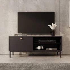 Norment - TV-Meubel - Zwart - 120x32x48 cm