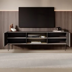 Okari - TV-Meubel - Beige - 180x39x57 cm