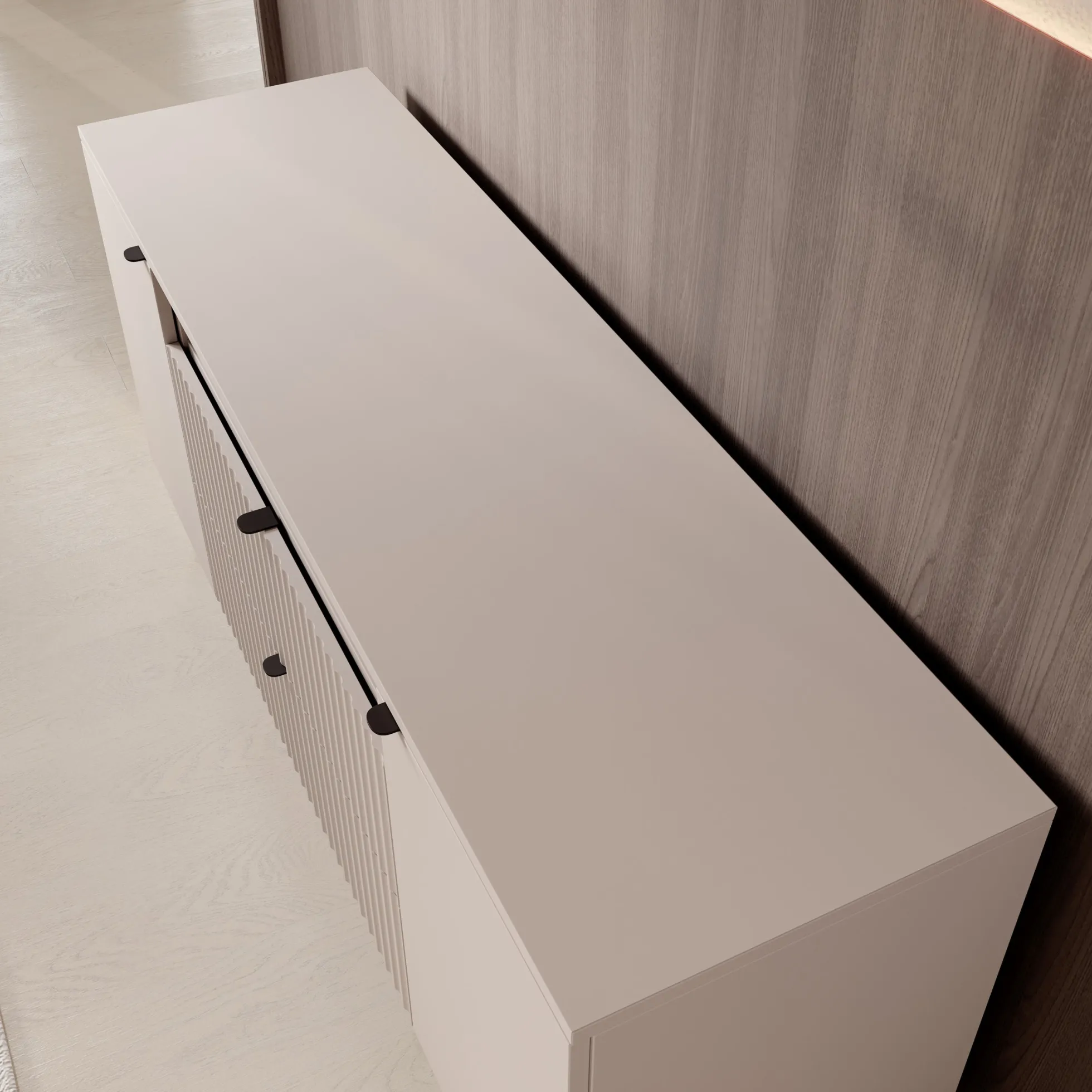 Oriya - Dressoir - Beige - 140x40x75 cm