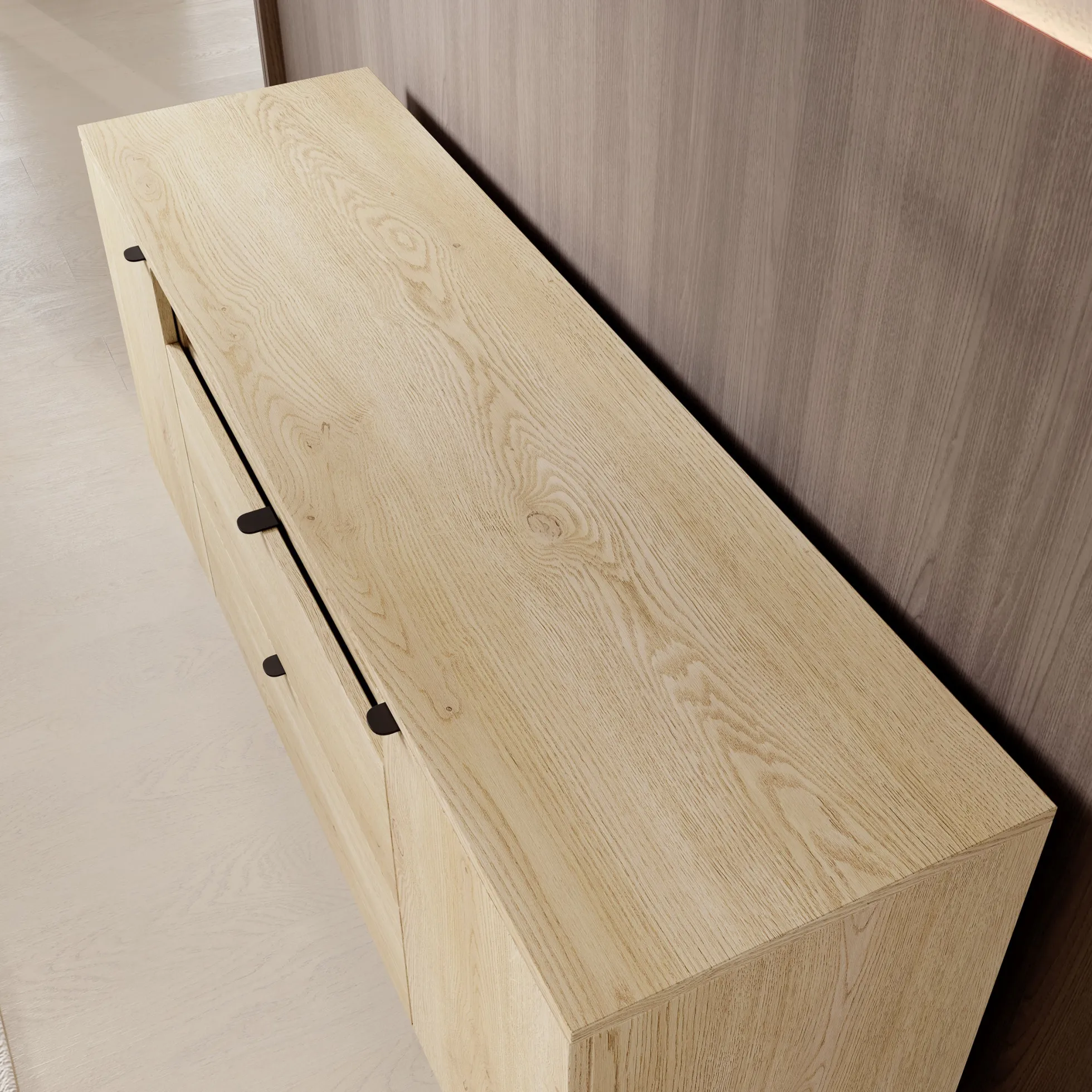 Oriya - Dressoir - Eikenpatroon - 140x40x75 cm