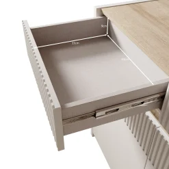 Orlano - Dressoir - Beige - 160x42x86 cm