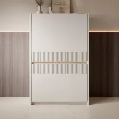 Orlano - Dressoir - Beige - 95x42x147 cm
