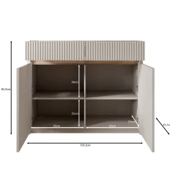 Orlano - Dressoir - Beige - 105x42x86 cm