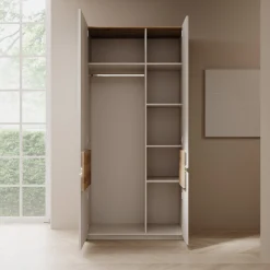Orlano - Kledingkast - Beige - 95x52x198 cm