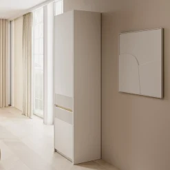 Orlano - Kledingkast - Beige - 61x42x197 cm