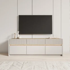 Orlano - TV-Meubel - Beige - 160x42x51 cm