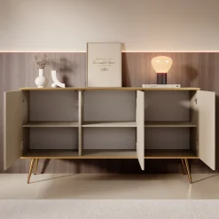 Orleans - Dressoir - Beige - 160x39x85 cm