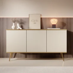 Orleans - Dressoir - Beige - 160x39x85 cm
