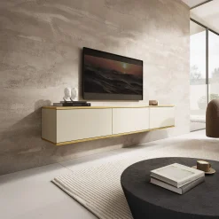 Orleans - TV-Meubel - Beige - 175x32x30 cm