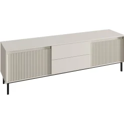 Orvana 2 - TV-Meubel met 2 deuren - Beige - 174x40x60 cm