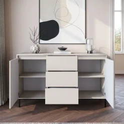 Orvana - Dressoir - Beige - 153x50x90 cm
