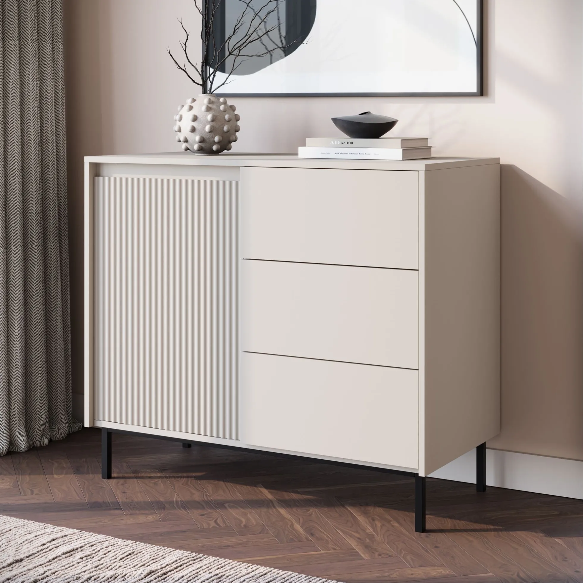 Orvana - Dressoir - Beige - 103x50x90 cm