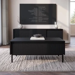 Orvana - Salontafel met lade - Zwart