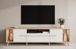 Oswald - TV-Meubel - Wit - 189 cm