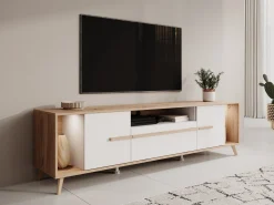 Oswald - TV-Meubel - Wit - 189 cm