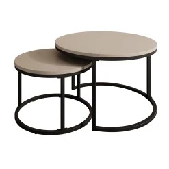 Ovalo - Salontafel set van 2 - Beige