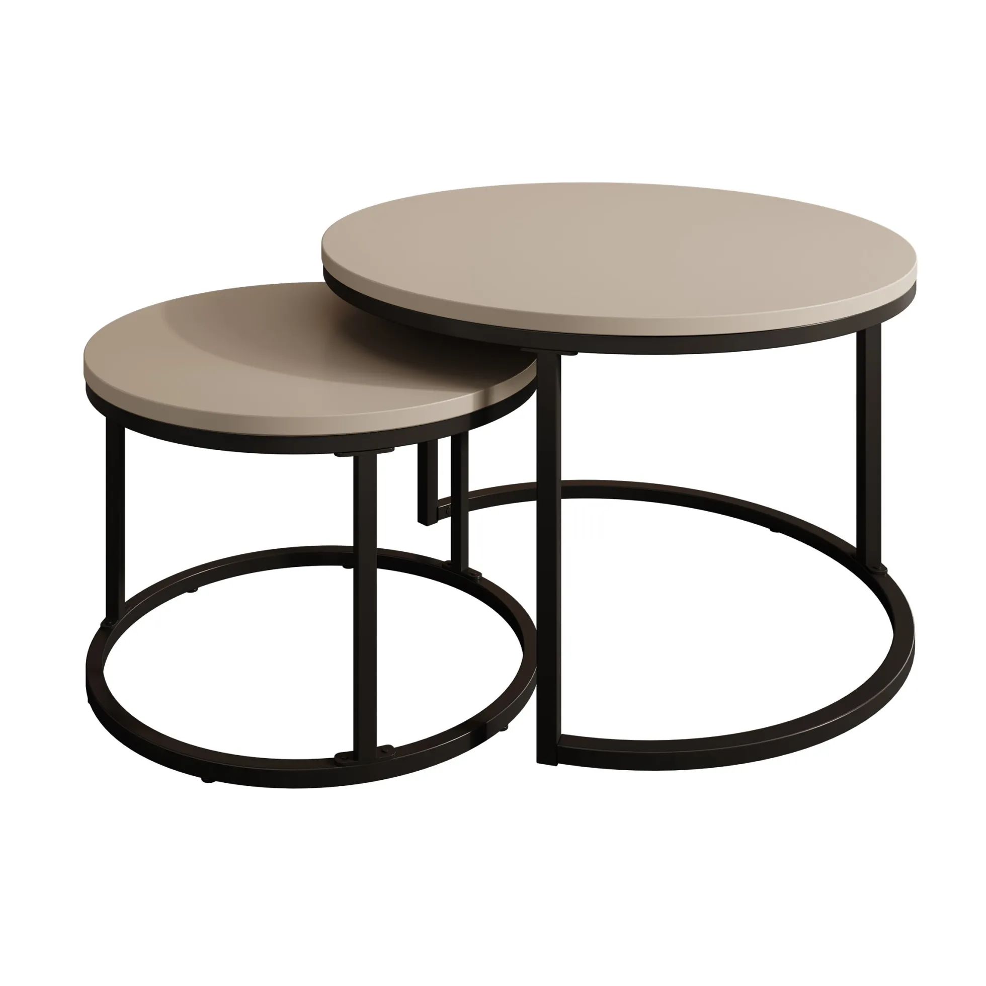Ovalo - Salontafel set van 2 - Beige
