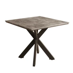 Pacey - Eetkamertafel - Betonlook - 90x90x74 cm