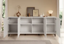 Palamos - Dressoir - Wit - 200x40x82 cm