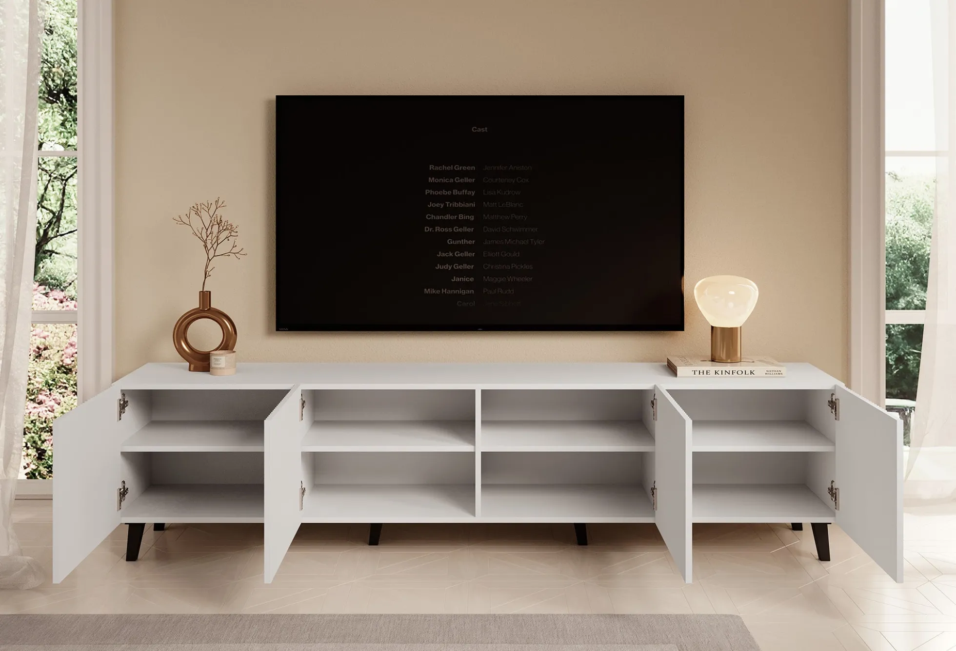 Palamos - TV-Meubel - Wit