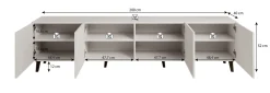 Palamos - TV-Meubel - Wit