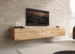 Palm - TV-Meubel - Eiken - 200x40x30 cm