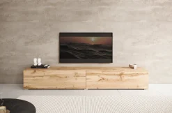 Palm - TV-Meubel - Eiken - 200x40x30 cm