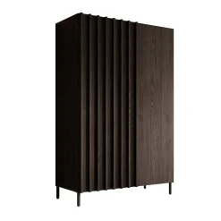 Paz - Dressoir - Donker eiken - 92x44x144 cm