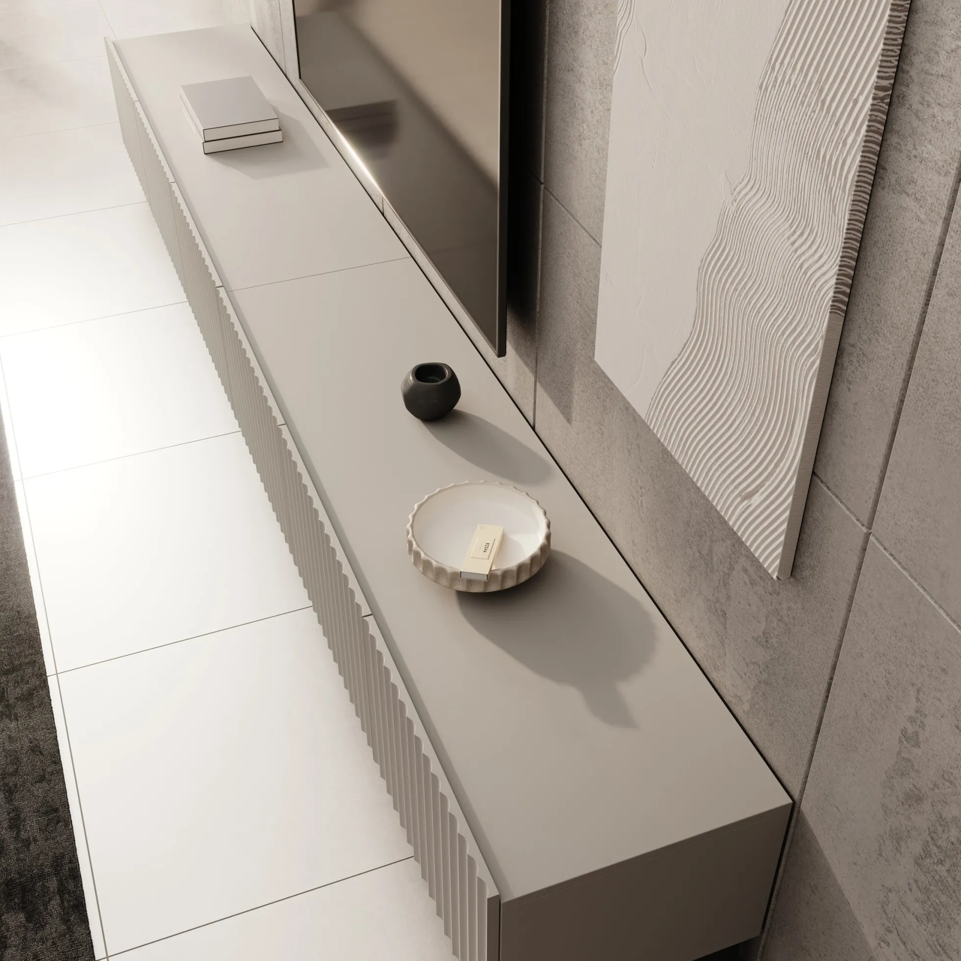 Pepinos 2 - TV-Meubel - Beige - 300x42x44 cm