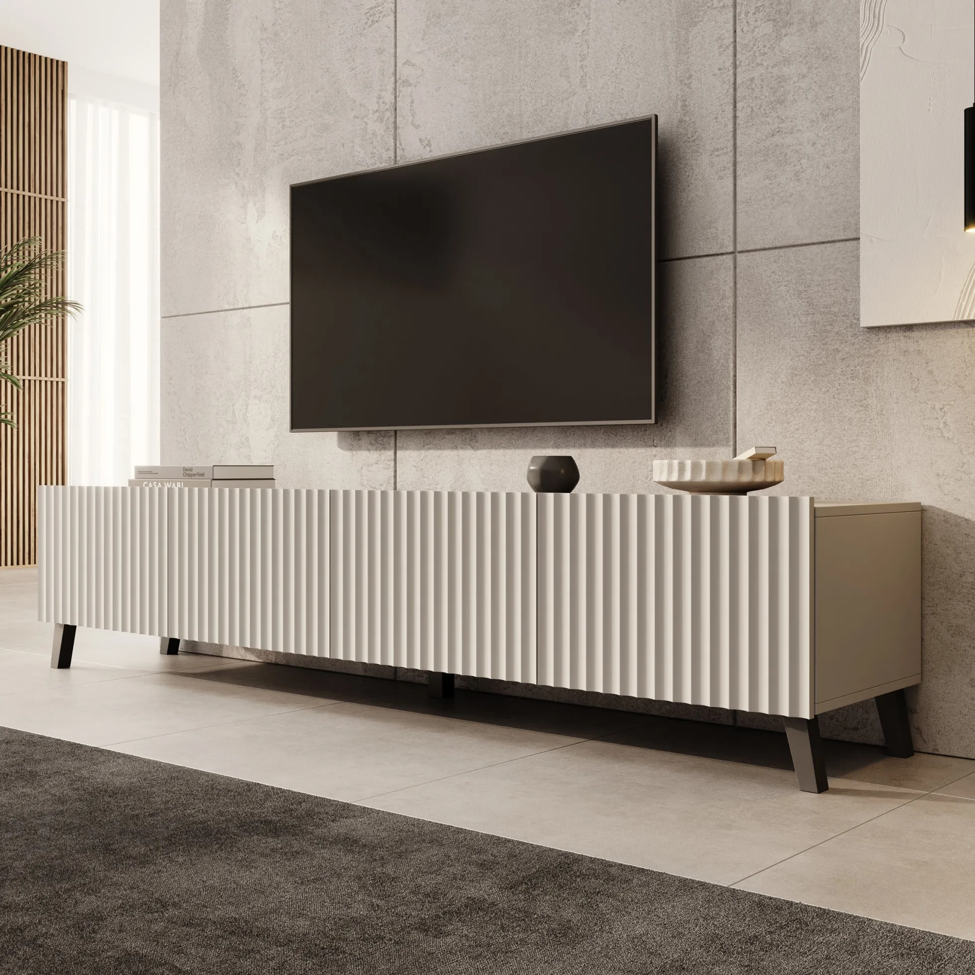 Pepinos 2 - TV-Meubel - Beige - 200x42x44 cm