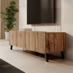 Pepinos 2 - TV-Meubel - Eiken - 150x42x44 cm