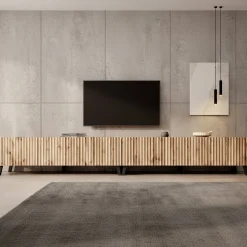 Pepinos 2 - TV-Meubel - Eiken - 300x42x44 cm