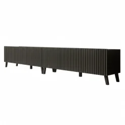Pepinos 2 - TV-Meubel - Mat zwart - 300x42x44 cm